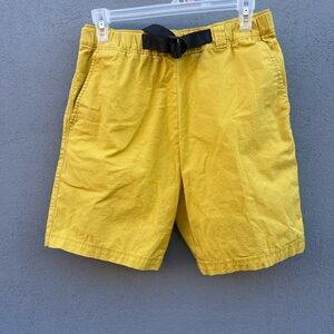 Levi's Men's Bright Yellow Flat Front Shorts